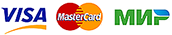 Logo Visa and MasterCard